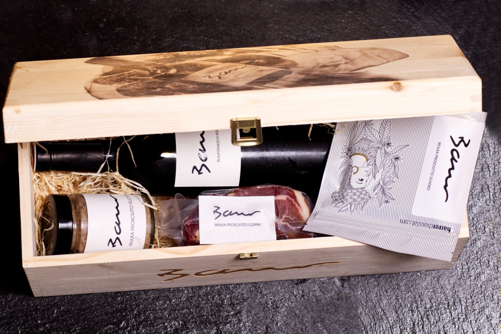 Wulkaprosciutto Geschenkebox